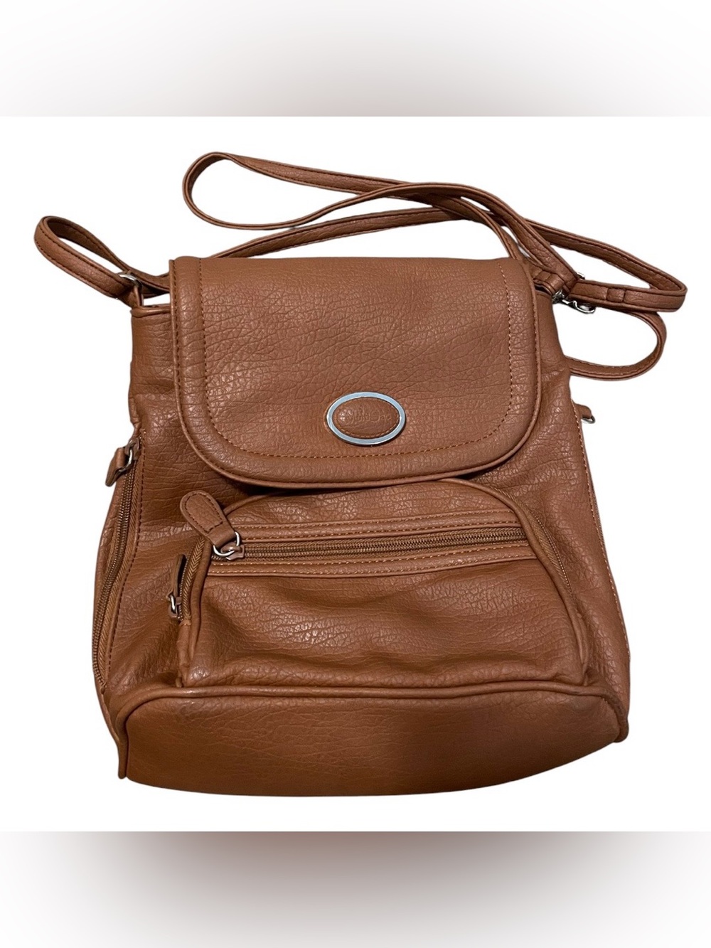 Multi sac faux leather crossbody bag